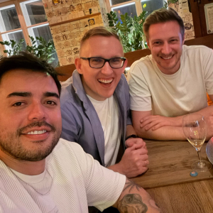 The MonAi team. Charlie, Zeki, and Flo